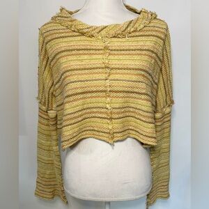 Free People Cropped Sweater/Sweatshirt XS